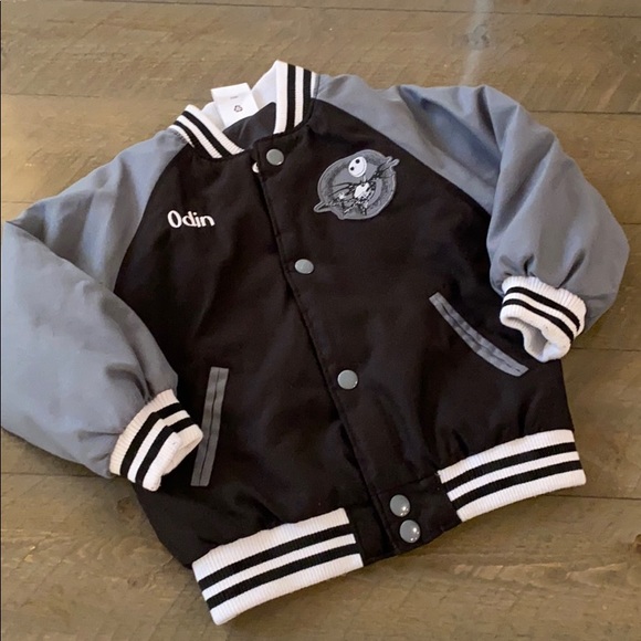 jack skellington varsity jacket
